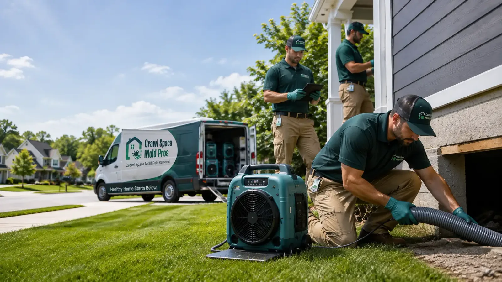 Crawl Space Mold Removal in Haven, KS